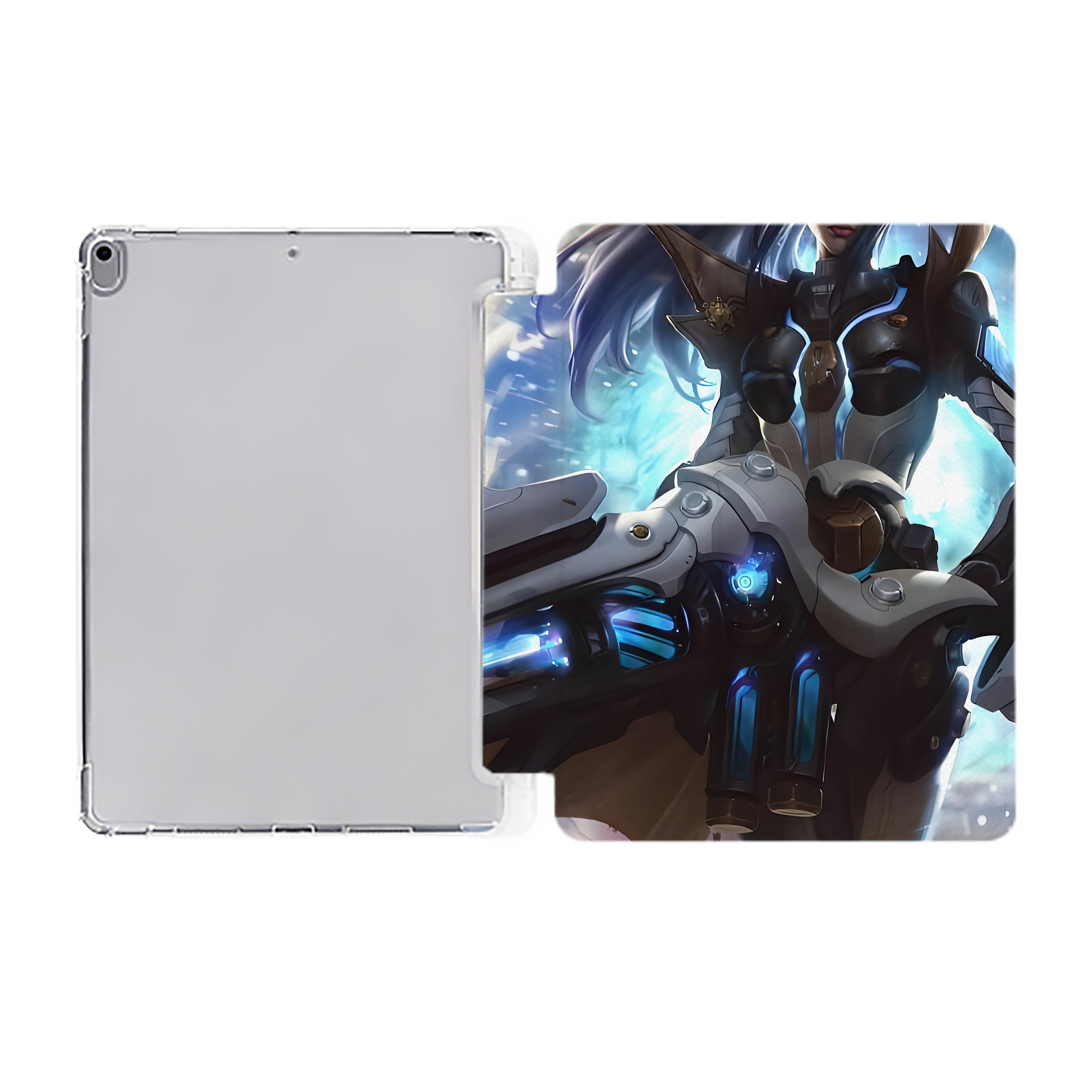 （画像用） リーグ・オブ・レジェンド League of Legends LOL IPad ケース ペン収納付き 三つ折りスタンド PUレザー×シリコン 対応機種9.5/10.5/10.9インチ